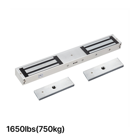 [ML1650D(LED)] Double Door Magnetic Lock with LED & Signal - For 1650lbs (750kg) X 2 — ML1650D(LED)