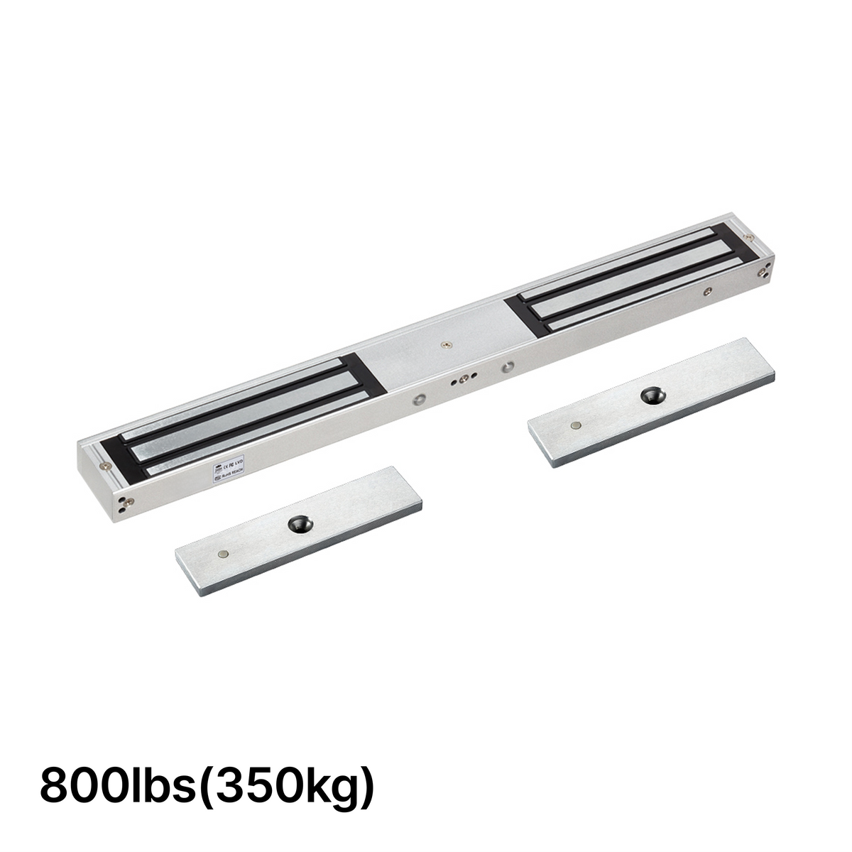 [ML800D(LED)] Double Door Magnetic Lock with LED – 800lbs (350kg) x 2 — supplier image 3