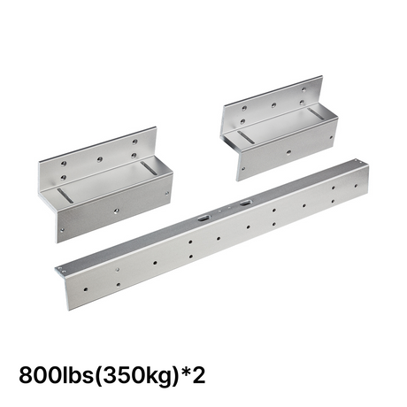 [MLBK800ZL-DBL] ZL Bracket for Inward Opening Double Door – For 800lbs (350kg) X 2 — supplier image 2