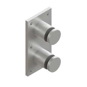 [SSOPLATE2] Standoff - 2" Standoffs With Mounting Plate — SSOPLATE2BS