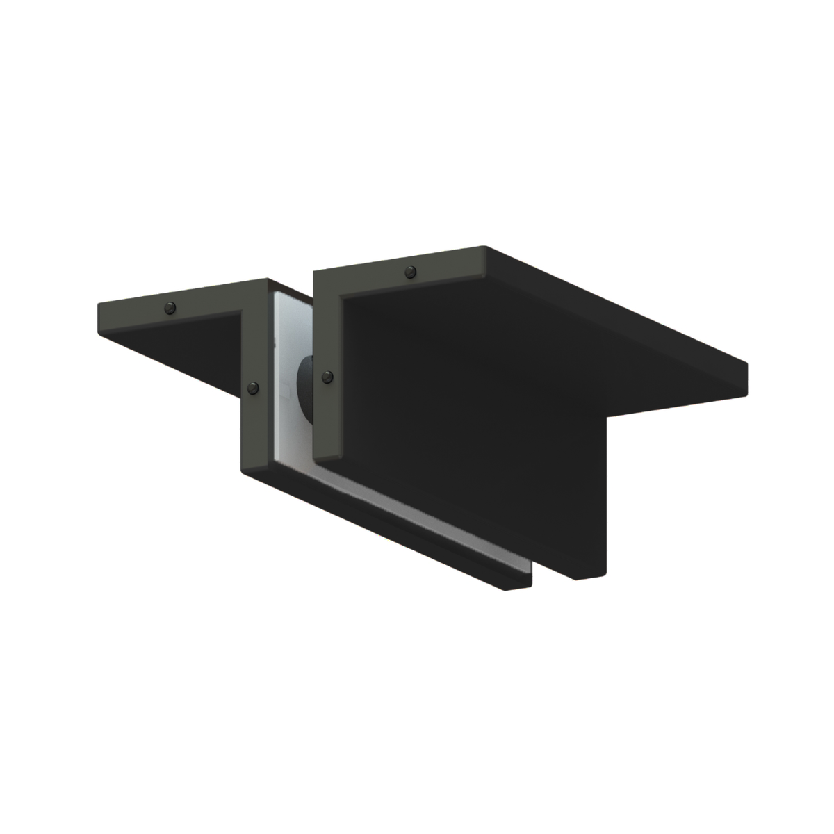 [PFIT94] Patch Fittings - Ceiling Mounted Support Fin Connector — PFIT94MBL