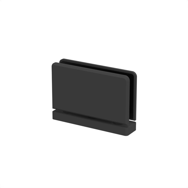 Piper Junior 6 mm top or bottom pivot hinge — Matte Black
