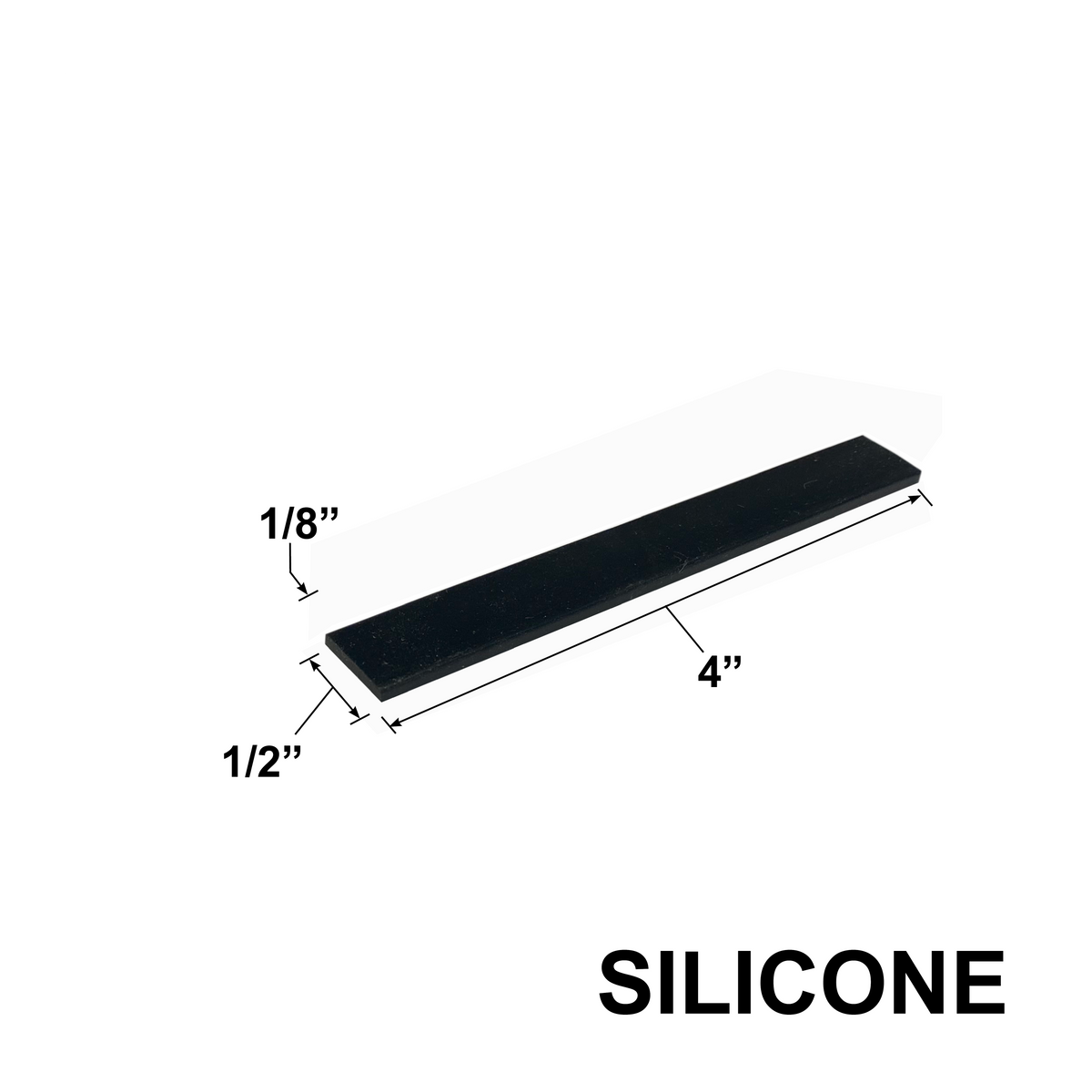 [SB-SIL-10] Setting Block - 1/8 x 1/2" x 4" — SB-SIL-10-50PACK