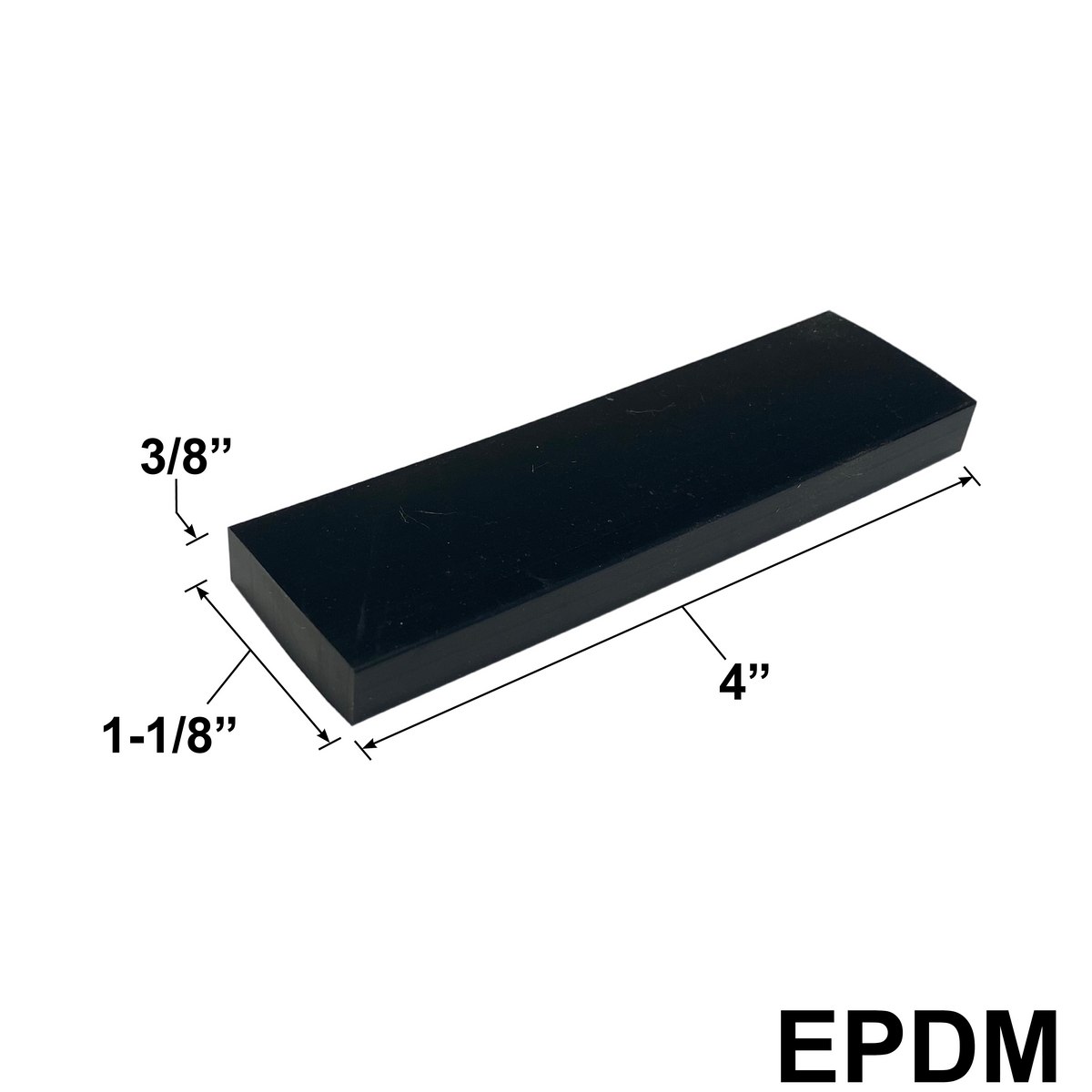 EPDM Setting Blocks — Sizes and Pack Quantities — SB-EPDM-5