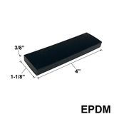 EPDM Setting Blocks — Sizes and Pack Quantities — SB-EPDM-5