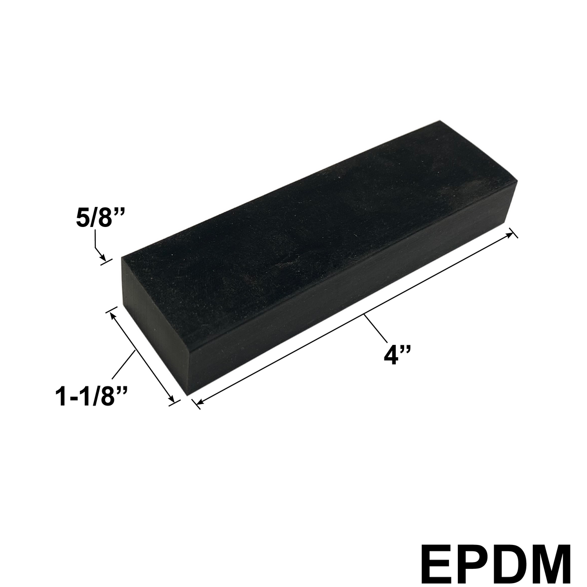 EPDM Setting Blocks — Sizes and Pack Quantities — SB-EPDM-9