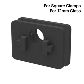 [SCLAMRUB12(PAIR)] Pair of Rubber Inserts for Square Railing Clamps - for 12mm Glass — SCLAMRUB12