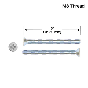 [SCREW-LADDERPULL] Ladder Pull - M8 x 3-in Phillips Flat Head Screws (Set Of 2) — SCREW-LADDERPULL