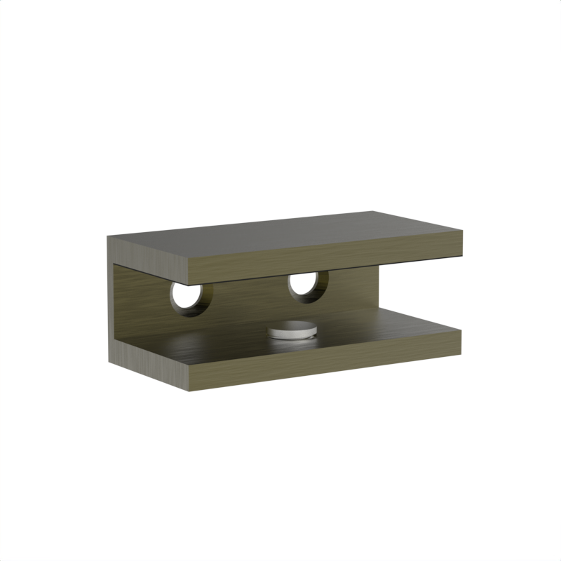 [SCSQ] Shelf Clamp - Wall Mount - Square — SCSQAB