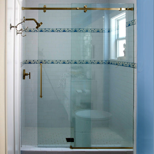 Système coulissant CRL Bronze Brossé Deluxe 180 degrés Série Serenity
