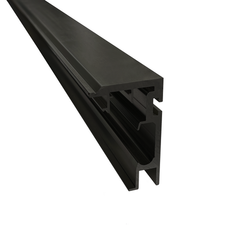 [SOFTH] Commercial Sliding Door Kit - Soft-Closing Header Track - Base — SOFTHMBL