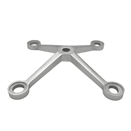 [SPYPM4] Spider Fittings - Post Mount - Quad Arm - SS316 — SPYPM4