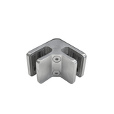 [BDIVESQ90] Pool Fence Hardware - Square Bracket - 90° Glass to Glass — BDIVESQ90BS