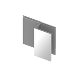 [SQDS10] Shower Door Stop — SQDS10CH