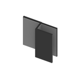 [SQDS10] Shower Door Stop — SQDS10MBL