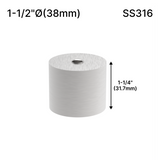 Solid Round Standoff Bases — SS316 — SSOB1.5X1.25BS