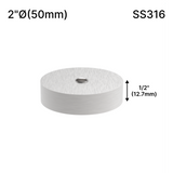 Solid Round Standoff Bases — SS316 — SSOB2X0.5BS