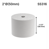 Solid Round Standoff Bases — SS316 — SSOB2X1.5BS