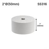 Solid Round Standoff Bases — SS316 — SSOB2X1BS