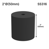 Solid Round Standoff Bases — SS316 — SSOB2X2MBL