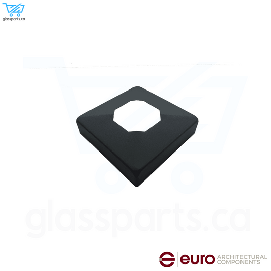 EURO Plate Cover For 6" Spigots - Matte Black