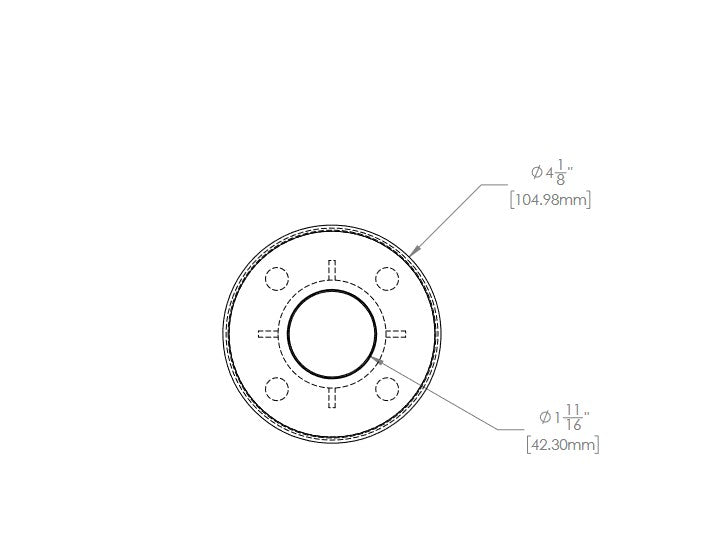 Cover Plate for Flat & Round Post/Handrail