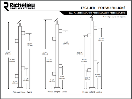 Stair Line Posts - H1