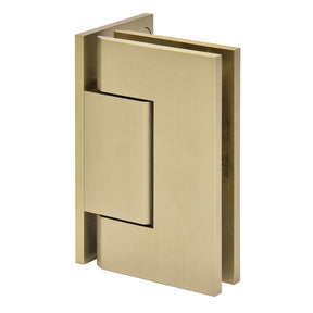 CRL Trento 044 Series Wall Mount Offset Back Plate Hinge — Brushed Bronze