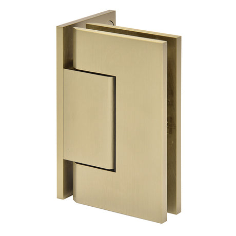 CRL Trento 044 Series Wall Mount Offset Back Plate Hinge — Brushed Bronze