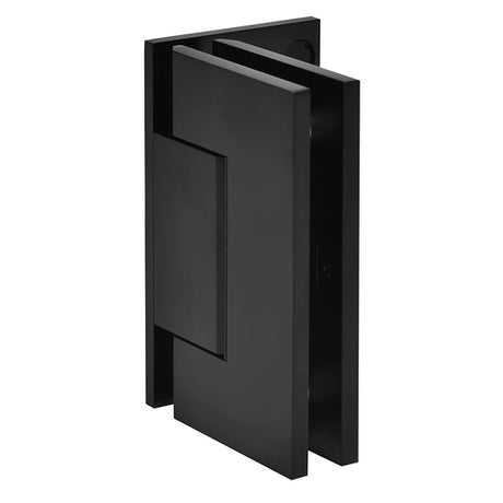 CRL Trento 044 Series Wall Mount Offset Back Plate Hinge — Matte Black