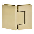 CRL Trento 045 Series 135 Degree Glass-to-Glass Hinge — Brushed Bronze
