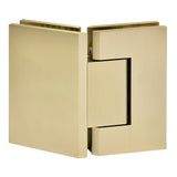 CRL Trento 045 Series 135 Degree Glass-to-Glass Hinge — Brushed Bronze