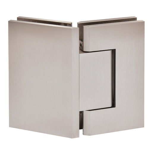 CRL Trento 045 Series 135 Degree Glass-to-Glass Hinge — Brushed Nickel