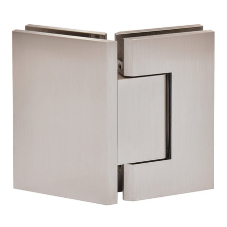 CRL Trento 045 Series 135 Degree Glass-to-Glass Hinge — Brushed Nickel