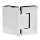 CRL Trento 045 Series 135 Degree Glass-to-Glass Hinge — Polished Chrome