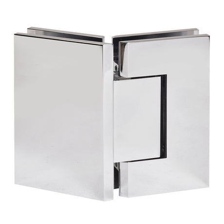 CRL Trento 045 Series 135 Degree Glass-to-Glass Hinge — Polished Chrome