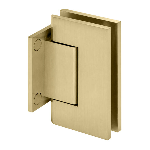 CRL Trento 074 Series Wall Mount Short Back Plate Hinge — Brushed Bronze