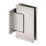 CRL Trento 074 Series Wall Mount Short Back Plate Hinge — Brushed Nickel