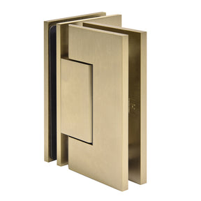 CRL Trento 092 Series 90 Degree Glass-to-Glass Hinge — Brushed Bronze