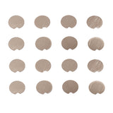 CRL Trento Hinge Replacement Screw Cover Kit — Brushed Nickel