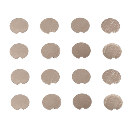 CRL Trento Hinge Replacement Screw Cover Kit — Brushed Nickel