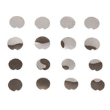 CRL Trento Hinge Replacement Screw Cover Kit — Polished Chrome