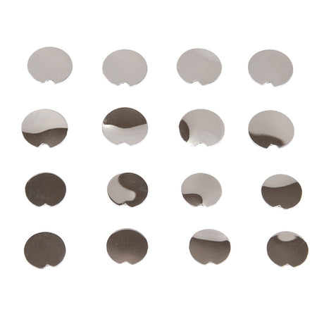 CRL Trento Hinge Replacement Screw Cover Kit — Polished Chrome