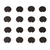 CRL Trento Hinge Replacement Screw Cover Kit — Matte Black