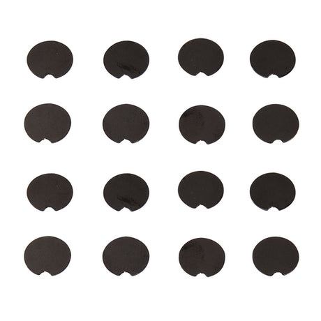 CRL Trento Hinge Replacement Screw Cover Kit — Matte Black