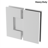 Vivian heavy-duty shower hinge Glass to Glass 180° — White