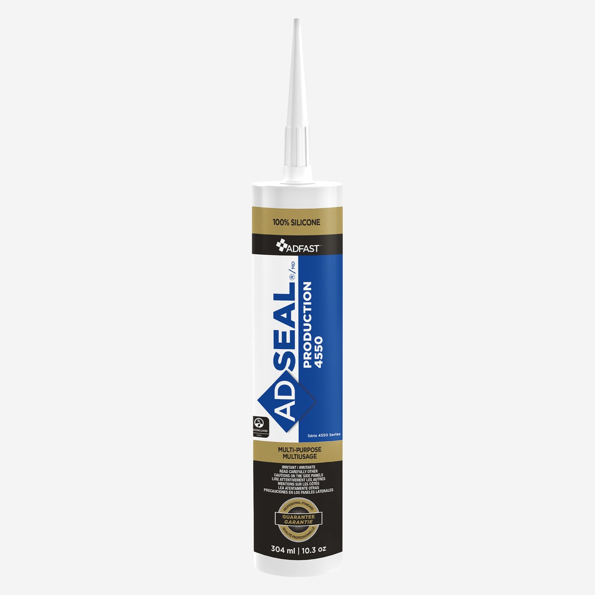 Adfast ADSEAL 4550 cartridge illustration; sold as one box of 25 x 304 mL cartridges