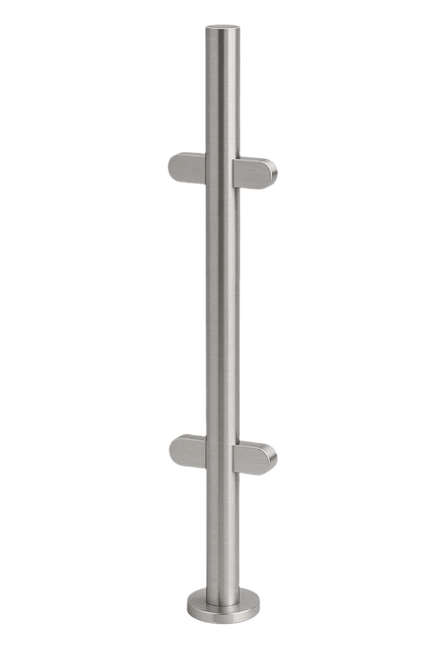 Architectural Railing Posts - Round - Glassparts.ca