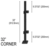 Architectural Railing Posts - Square - Glassparts.ca
