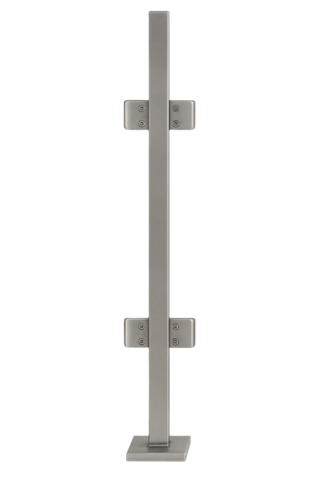 Architectural Railing Posts - Square - Glassparts.ca